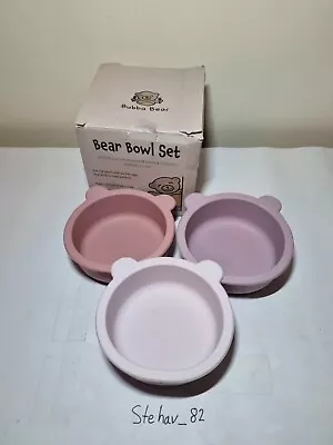 Bubba Bear ® Baby Bowls For Weaning | Suction Bowl For Self Feeding Babies • £7.50