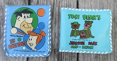 Vintage FLINTSTONES And YOGI BEAR Child's WALLETS Unused HANNA-BARBERA 1977 • $29.95