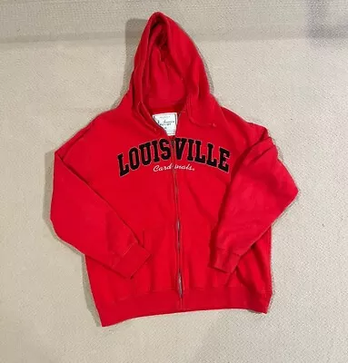 Vtg Louisville Cardinals Zip Up Hoodie • $32