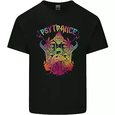 Psytrance Psychedelic Trance Music Psy Mens Cotton T-Shirt Tee Top • £7.99