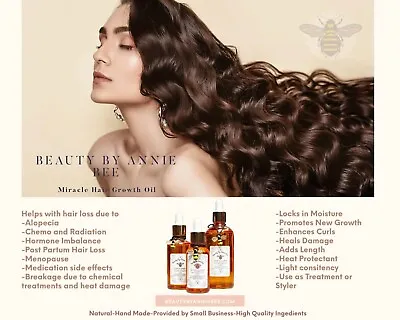 Miracle Hair Growth Oil • $21.99