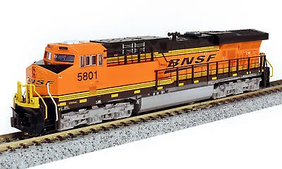 Kato 176-8952 N Scale BNSF  Swoosh  GE ES44DC Diesel Locomotive #5801 • $94.95