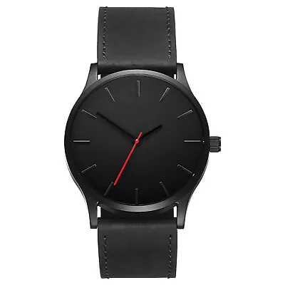 Simple Dial Casual Men's Wristwatch Fashionable Quartz Analog Watch For Everyday • £7.99