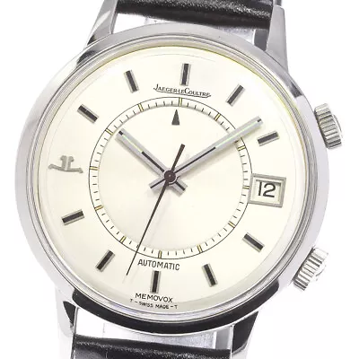 JAEGER-LECOULTRE Memo Box 875.42 Alarm Cal.916 Silver Dial AT Men's_751898 • $3740.48