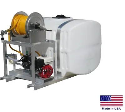 SPRAYER Commercial - Skid Mounted - 9.5 GPM - 580 PSI - 200 Gallon Tank  38MHR • $6400.54