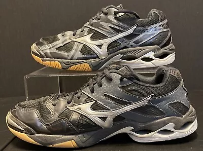 Mizuno Wave Bolt Sz 8.5 Women’s Black And Grey Volleyball Shoes • $18.99