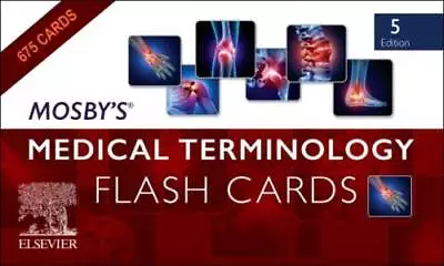 Mosbys Medical Terminology Flash Cards - Cards By Mosby - GOOD • $31.50