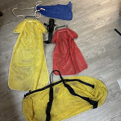 Scuba Diver Snorkeling Mesh Bags Metal Handle & Dacor Knife Duffel • $39.99