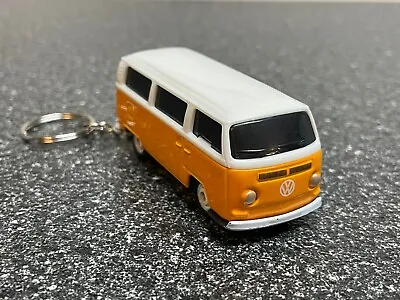 $19.99 • Buy Volkswagen VW Vanagon Bus Camper Orange Keychain Diecast Car
