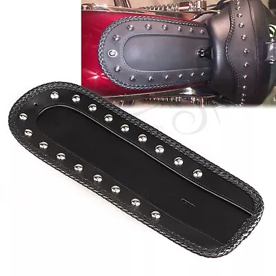 Motorcycle Studded Seat Leather Rear Fender Bib For Harley Sportster 883 1200 US • $23.98