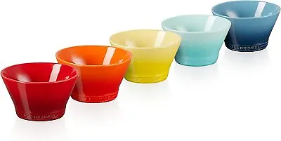 Le Creuset Neo Bowl M Size Rainbow 5 Color Set Soup Rice New Japan • £90.27