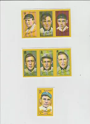 (10) 1911 T205 PIEDMONT BASEBALL LOT ($50) MATHEWSON TINKER McGRAW DOVER REPRINT • $4.99