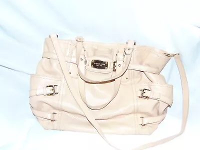 Michael Kors Peach/Tan Leather Convertible Leather Bag • $15.99