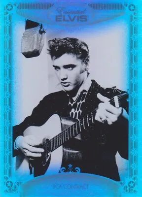 2012 Essential Elvis Holofoil Parallel Base Card 4 Rca Contract • $19.88