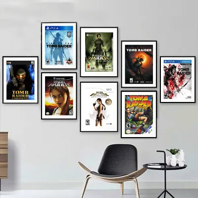 Tomb Raider Sega NES PS Best Retro Video Games Print Poster Wall Art Picture A4 • £3.99