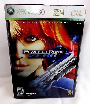 $10.99 • Buy Perfect Dark Zero Limited Collector's Edition Microsoft Xbox 360 Steelbook CIB