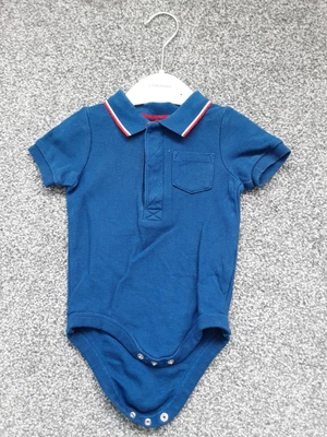 £0.99 • Buy John Lewis Baby Boy Polo Shirt Bodysuit Size 6-9 Months