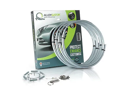 $59.95 • Buy 4 Silver AlloyGator Car Truck Wheel Protector | Original Profile | Rim 13  - 21 