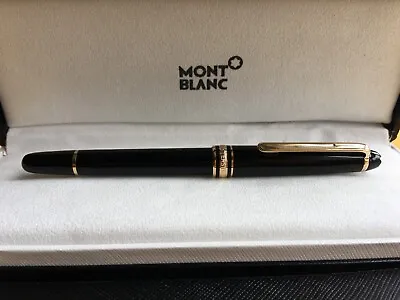 Montblanc Gold Finish Meisterstuck Classique Luxury Rollerball Pen 163 - NEW • $55