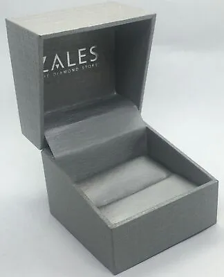 Zales Jewelers Empty Black Velvet Jewelry Ring Box • $12.99