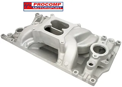 PC SBC Small Block CHEVY Vortec Air Gap Crosswind Aluminum Intake Manifold 350 • $237.46