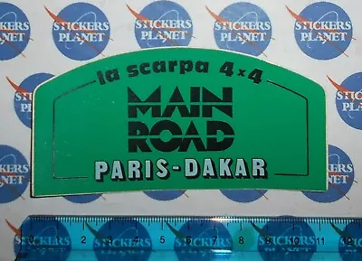 Sticker Vintage Autocollant Aufkleber Auto Moto Tuning Main Road Paris - Dakar • $13.99