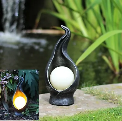 Garden Solar Ornament Flicker Light Decor Fairy Garden LED Light Up  • £12.95