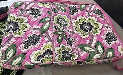 Vera Bradley Priscilla Pink LAPTOP SLEEVE Zippered Tech Case - Gently Used • $3.99