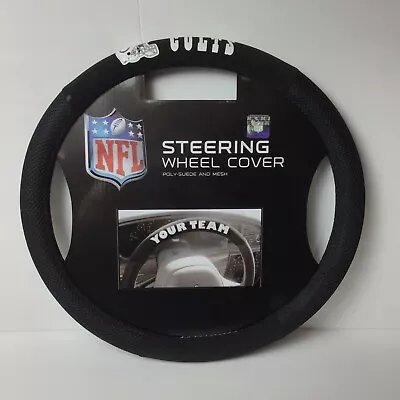 Indianapolis Colts NFL Poly Suede Mesh Car Truck Auto Steering Wheel Cover  • $25.48