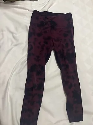Pink Victorias Secret Legging Womens Medium Pink Tie Dye Active Yoga Pants • $13.99