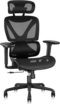 GABRYLLY Ergonomic Office Chair With Lumbar Support Big And Tall Mesh Chairs Wi • $305.06