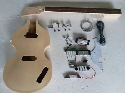 NEW DIY Electric Bass Guitar Kit Violin Bass Build Your Own With All The Parts • $189.99