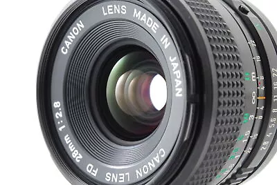 [TOP MINT W/ Caps] Canon New FD NFD 28mm F/2.8 Wide Angle MF Lens From JAPAN • £99.05
