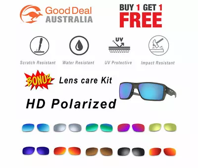 2 X HD Polarized Replacement Lenses For Oakley Double Edge Sunglasses Changeable • $23.99