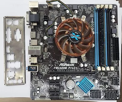 ASRock FM2A88M Pro3+ AMD X4 860K 8GB DDR3 RAM Combo • $60