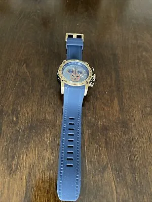 Mulco Blue Rose Gold Watch  • $165