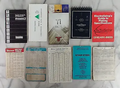 MACHINIST TOOLMAKERS Material Precision Data Charts & Reference Tables • $9.98