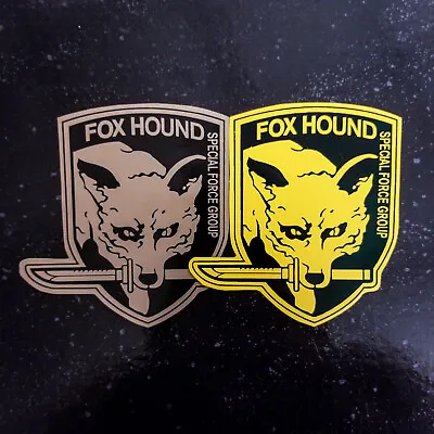 [4  X 4 ]  [Vinyl Bumper Sticker] - Metal Gear Solid FOXHOUND Logo - PS1 PS2 PS3 • $5.35