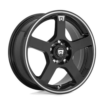 Motegi Mr116 Fs5 Gloss Black Mach Flange 16X7 5X112/114.3 40 Wheels Ser Of Rims • $644