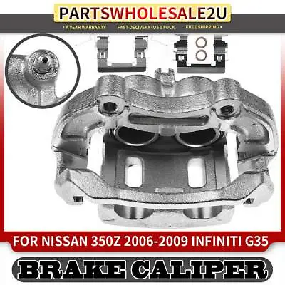 Front Left LH Brake Caliper W/ Bracket For Nissan 350Z 06-09 Infiniti G35 05-07 • $59.99