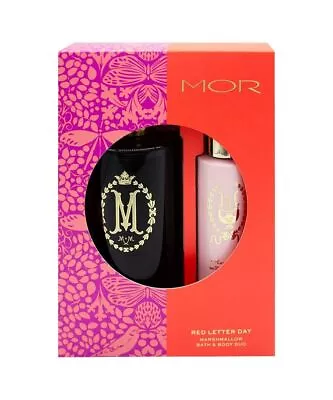 MOR Marshmallow Red Letter Bath & Body Duo • $27.02