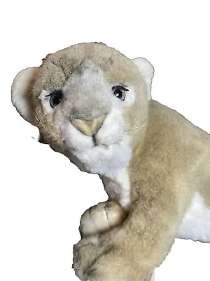 Vintage 1983 Avanti Mountain Lion/Cougar Plush Stuffed Animal 10” Rare • $32.49