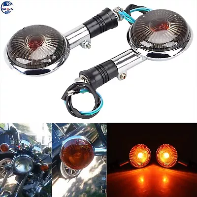 Chrome Turn Signal Indicators Light Blinker For Yamaha Virago 250/535 XV250/700 • $18.03