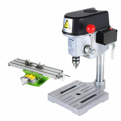 Mini Precision High Speed Bench Drilling Milling Machine + Workbench 220V 340W • £93.99