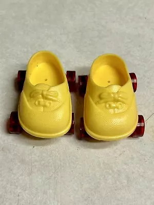 Vintage MY FRIEND Mandy Yellow Roller Skates #231 Skating Outfit  Fisher Price • $15.95