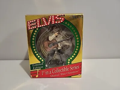 Carlton Cards 1995 Elvis Presley 1st In Series  Blue Christmas  Musical Ornament • $24.99