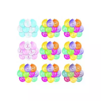 £2.89 • Buy Birthday Balloons Party Decorations X10 1st 2nd 3rd 4th 5th 6th 7th 8th 9th 10th
