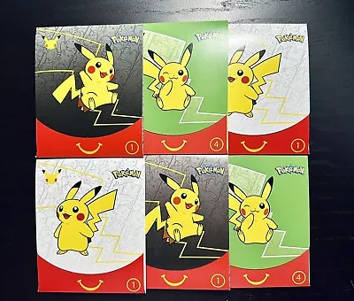 $17 • Buy Pokemon 25th Anniversary McDonalds Promo Pack SEALED NEW!! (LOT OF 6)