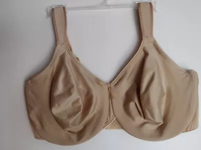 Wacoal 85185 Bodysuede Underwire Bra Satin Nude 40DD • $13