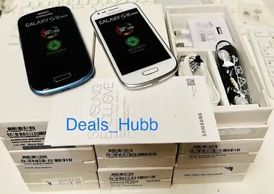 BRAND NEW-Samsung Galaxy S3 Mini GT-I8190 8GB Unlocked Blue/White- Smartphone • £33.99